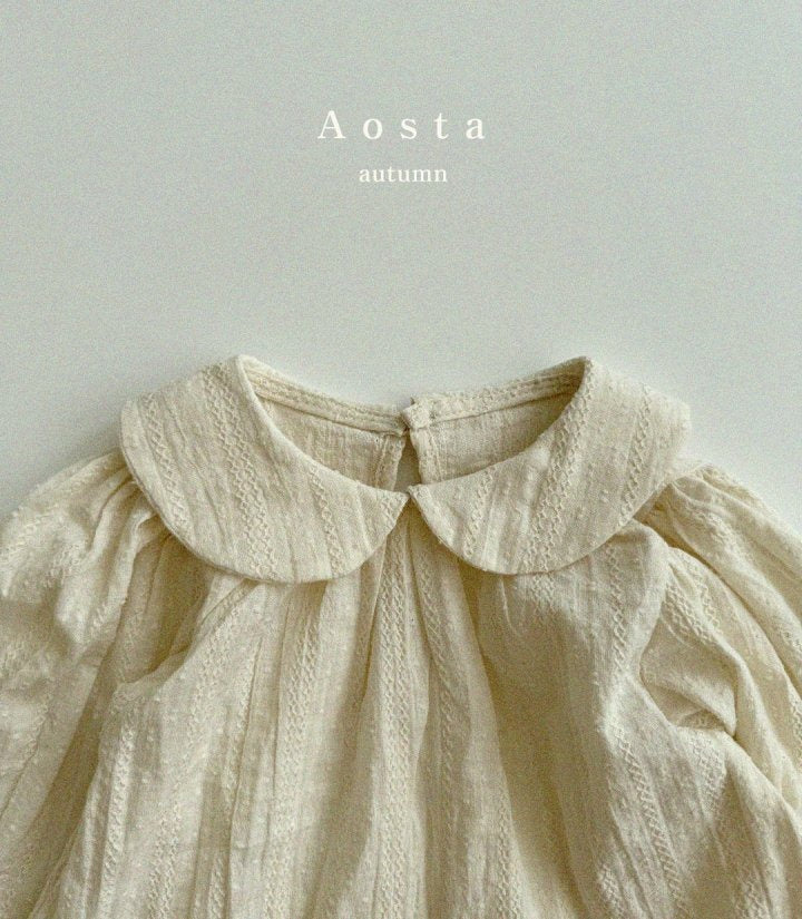 <韓國館>AT24A053-Aosta翻領襯衫 (Collar Blouse)【正韓】