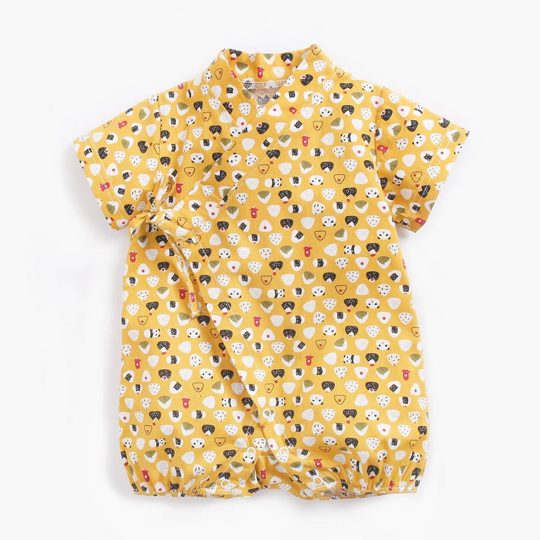 BRS9039LS-Summer strap retro Japanese style pajamas 