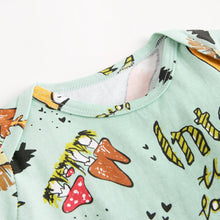 將圖片載入圖庫檢視器 BRS9049LS-韓版春季動物印花卡通爬服

