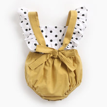 Load image into Gallery viewer, BRW9113LS-Summer Polka Dot Triangle Climbing Suit 
