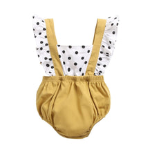 Load image into Gallery viewer, BRW9113LS-Summer Polka Dot Triangle Climbing Suit 
