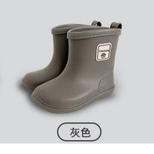AC3011-Children's rain boots new style kindergarten fashion small and medium children's rain boots men and women's mid-tube non-slip wear-resistant waterproof shoes 