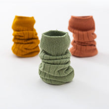 Load image into Gallery viewer, WH122101AC-Combed cotton solid color double needle breathable knee socks
