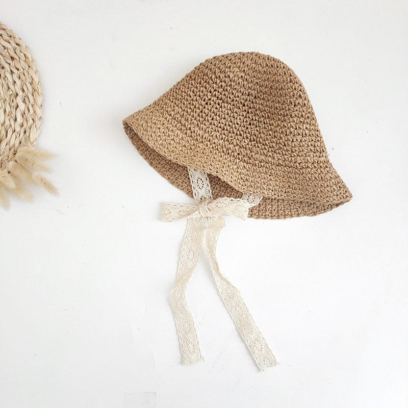 50301AC-Spring and Summer Korean Style Lace Straw Hat