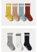 Load image into Gallery viewer, ZT37AC-Children&#39;s socks spring and autumn boys and girls mid-tube socks baby non-slip floor socks baby long socks princess socks 
