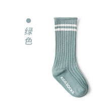 Load image into Gallery viewer, ZT37AC-Children&#39;s socks spring and autumn boys and girls mid-tube socks baby non-slip floor socks baby long socks princess socks 
