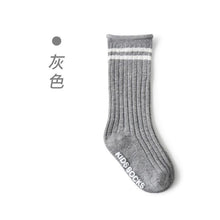 Load image into Gallery viewer, ZT37AC-Children&#39;s socks spring and autumn boys and girls mid-tube socks baby non-slip floor socks baby long socks princess socks 
