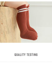 Load image into Gallery viewer, ZT37AC-Children&#39;s socks spring and autumn boys and girls mid-tube socks baby non-slip floor socks baby long socks princess socks 
