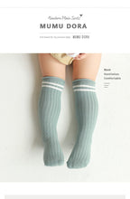Load image into Gallery viewer, ZT37AC-Children&#39;s socks spring and autumn boys and girls mid-tube socks baby non-slip floor socks baby long socks princess socks 
