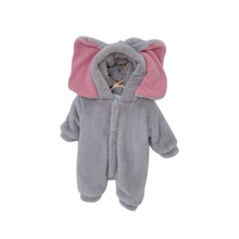 Load image into Gallery viewer, k3512LS-秋冬小象加絨加厚連體爬服
