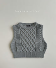 將圖片載入圖庫檢視器 &lt;台灣館&gt;AT24A009-Aosta秋款🦺 **親子針織背心 (Knit Vest)**【正韓】
