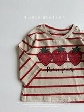 將圖片載入圖庫檢視器 &lt;台灣館&gt;AT24A015-Aosta秋款👕 **草莓T恤 (Strawberry T)**【正韓】
