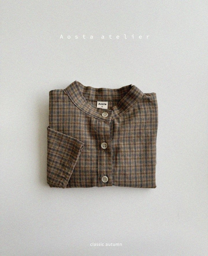 <台灣館>AT24A059-Aosta皮特襯衫 (Peter Shirt)【正韓】