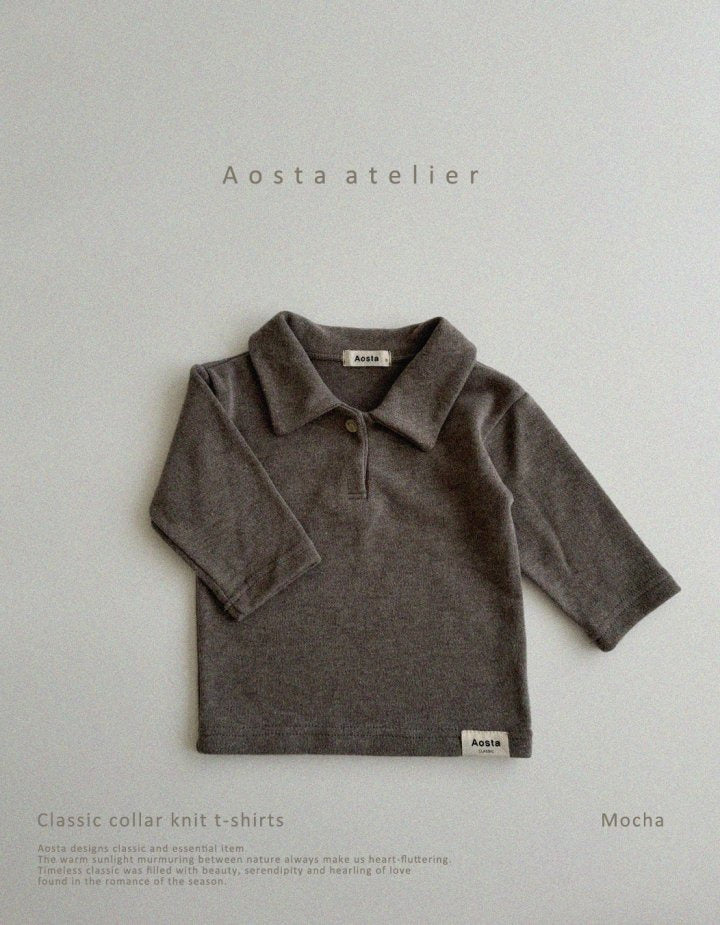 <韓國館>AT24A054-Aosta經典翻領T恤 (Classic Collar T)【正韓】