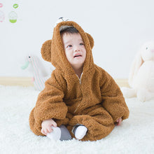 Load image into Gallery viewer, WH92604LS-Children&#39;s clothing ins popular baby cartoon bear jumpsuit children&#39;s autumn and winter baby romper crawling clothes 
