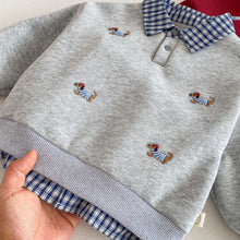 將圖片載入圖庫檢視器 ZDY5661SE-冬季翻領拜年衛衣｜加絨套頭上衣
