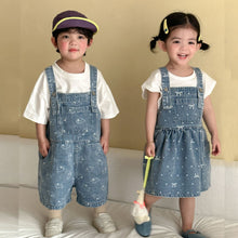Load image into Gallery viewer, XK260920LS-夏季｜牛仔兄妹｜背帶套裝
