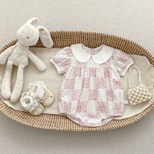 Load image into Gallery viewer, H10688LS-夏季｜碎花娃娃領｜包屁衣
