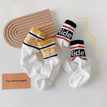 Load image into Gallery viewer, LEGO01AC-Korean combed cotton mid-tube trendy socks (3 pairs minimum order) 
