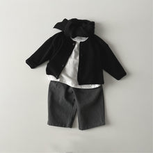 將圖片載入圖庫檢視器 Y7548SE-秋冬坑條針織外套｜純色圓領款
