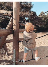 將圖片載入圖庫檢視器 D25281SE-秋冬刺繡壓紋拉鍊棉外套
