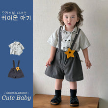 將圖片載入圖庫檢視器 M627085TG-夏季｜可拆背帶｜襯衫套裝
