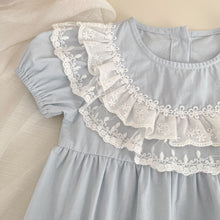 將圖片載入圖庫檢視器 H10718LS-夏季｜泡泡袖｜包屁衣
