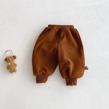 Load image into Gallery viewer, ZDY5217SE-冬季可愛動物貼布套頭長袖上衣&amp;保暖長褲
