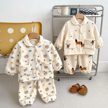 將圖片載入圖庫檢視器 H10630TG-冬季臘腸狗雪粒絨家居二件套
