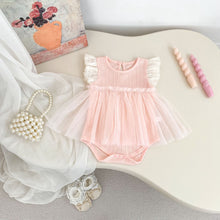 Load image into Gallery viewer, H10783LS-夏季｜蕾絲飛袖｜包屁裙
