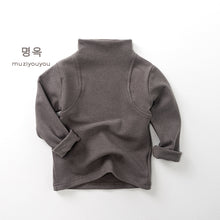 將圖片載入圖庫檢視器 25238SE-秋冬季韓版車線半高領素色長袖上衣
