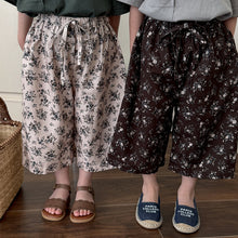 Load image into Gallery viewer, 25X15PA-夏季｜碎花森系｜直筒八分褲
