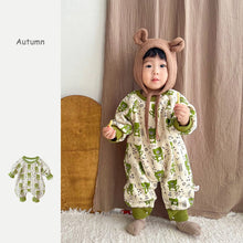將圖片載入圖庫檢視器 2304610LS-北歐風加絨卡通外出連身爬服
