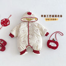 Load image into Gallery viewer, ZDL5677LS-冬季刺繡連身衣｜拜年加厚爬服

