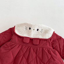 將圖片載入圖庫檢視器 ZDW5702SE-冬季小貓中國風加厚棉外套
