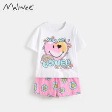 將圖片載入圖庫檢視器 111076JG-夏季女童休閒睡衣套裝
