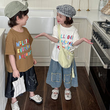 Load image into Gallery viewer, 25X04SE-夏季｜字母印花｜寬鬆T恤
