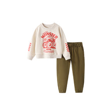 將圖片載入圖庫檢視器 105120TG-秋冬圓領車車上衣+長褲套
