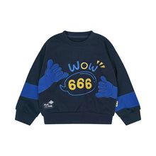 Load image into Gallery viewer, YM3511SE-Autumn and winter LOVE round neck plus velvet embroidered loose long-sleeved top 
