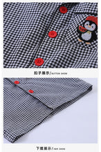 將圖片載入圖庫檢視器 CJ260869TG-春秋季兒童純棉格子家居兩件套
