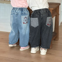 Load image into Gallery viewer, CK260790PA-春秋牛仔長褲｜寬鬆弯刀褲
