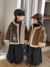 將圖片載入圖庫檢視器 25D18SE-冬季複合式皮毛一體外套
