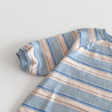 Load image into Gallery viewer, ZCL6183LS-春季條紋長袖連體爬服
