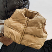 將圖片載入圖庫檢視器 2179SE-冬季韓版小童寬鬆夾棉澎澎馬甲背心
