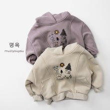 將圖片載入圖庫檢視器 25275SE-冬季連帽加絨上衣外套
