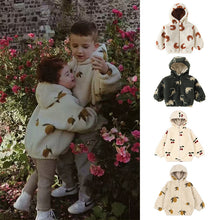 將圖片載入圖庫檢視器 D25265SE-秋冬北歐風搖粒絨連帽保暖外套
