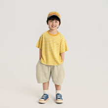 將圖片載入圖庫檢視器 S1212SE-夏季｜條紋寬鬆｜男童短袖T恤
