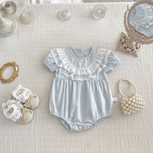 將圖片載入圖庫檢視器 H10718LS-夏季｜泡泡袖｜包屁衣
