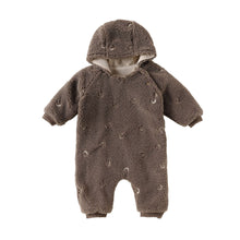 將圖片載入圖庫檢視器 D25285LS-冬季北歐風搖立絨連帽連體服
