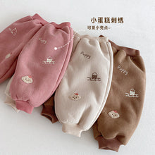 Load image into Gallery viewer, ZDK5281PA-冬季加絨涂鴉貼標休閒長褲
